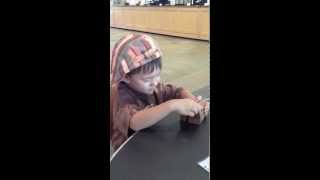 #88 Soma Cube Wood Puzzle Solved with Eyes Closed by a 4 Year Old screenshot 2