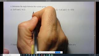 MCV4U Modified Vectors Week 3 Lesson 3