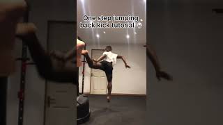 One step back kick tutorial