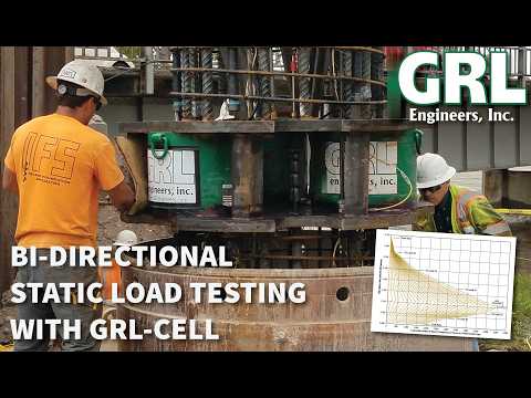 Bi-Directional Static Load Testing for Deep Foundations