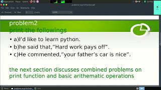 problem solving on print function Profile