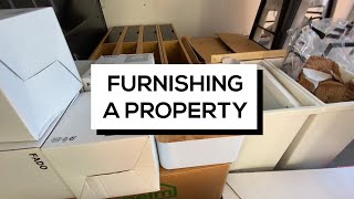 Productive day in the life of a property investor - Furnishing a property