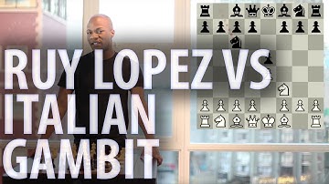 Chess openings - Ruy Lopez vs Italian Game
