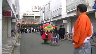 京都のご当地キャラ「キララちゃん」を住みます芸人月亭太遊が売り込み
