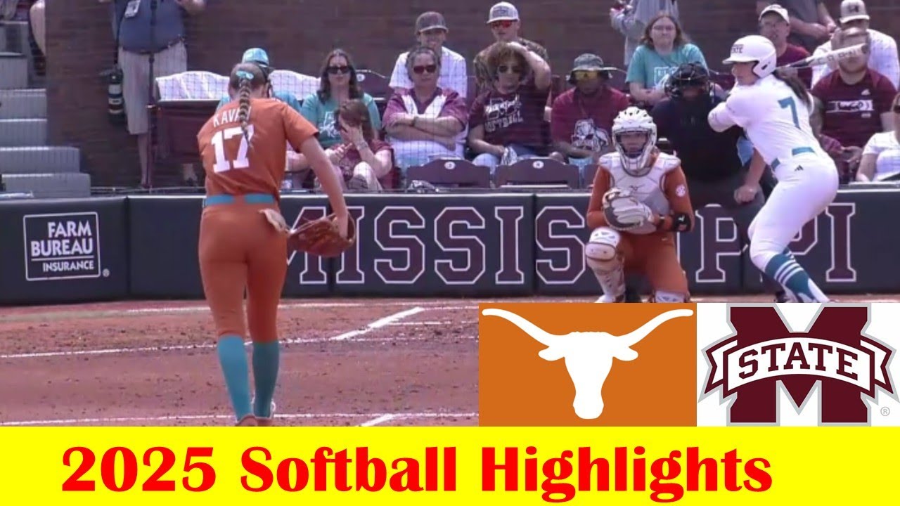 #1 Texas vs #18 Mississippi State Softball Game Highlights 3 30 2025