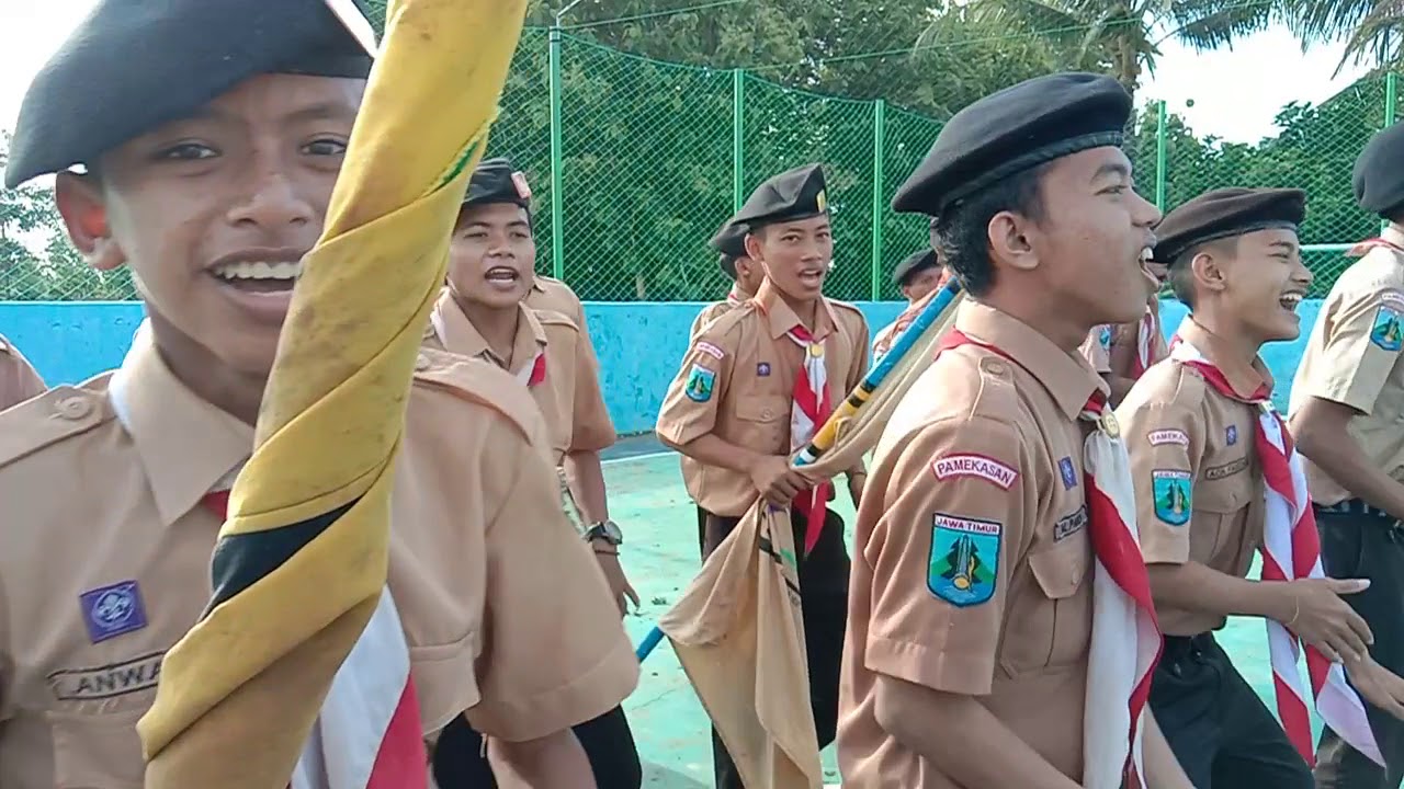 Woooww....!! Yel-Yel Keren Praduba Banyuanyar Usai Apel Penutupan Pelantikan