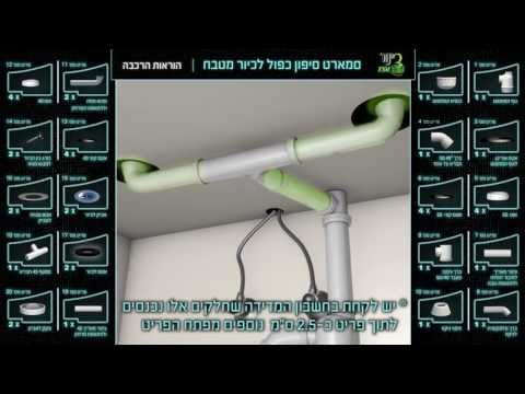 וִידֵאוֹ: סיפון לכיור עם הצפה: הרכבת הסיפון לכיור המטבח. כיצד בוחרים כיורי מטבח עגולים וכפולים?