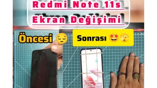 Redmi Note 11S Ekran Değişimi.öncesi & Sonrası Yaşlı Teyzemizin Telefonunu Kurtardık