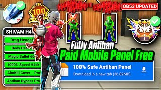 Free Fire Panel Mobile 💀 Free Fire Mod Menu 100% Safe 😈 Free Fire Hack Safe  || #freefire 