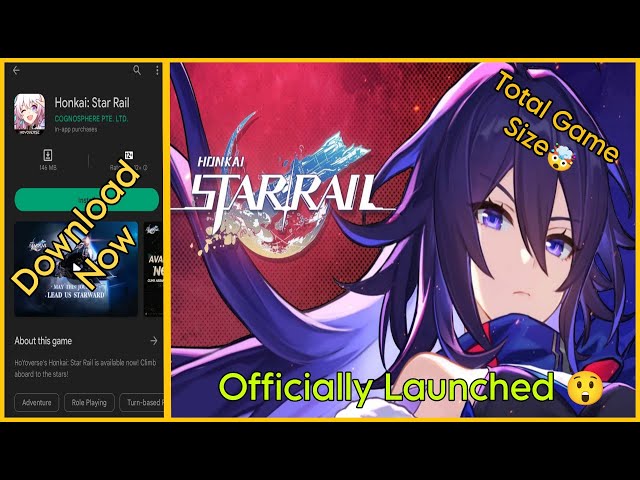 Pre-Download Start!, Total Game Size, Honkai Star: Rail, Hindi