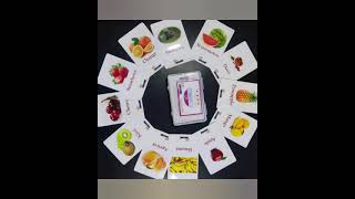 fruits flashcards for kids ll dm for price ... order now🥳🎊🎉#shorts #shortvideo