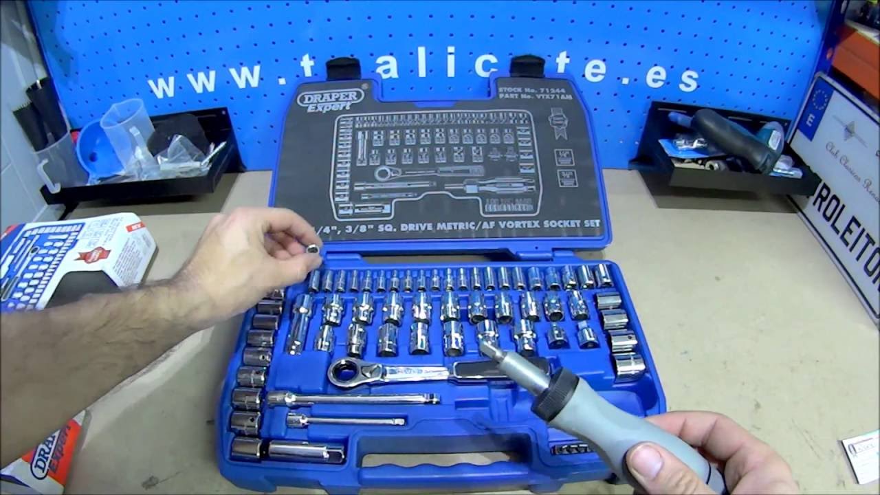 Maletín de Herramientas Vortex 71pzas Draper 71244 - YouTube