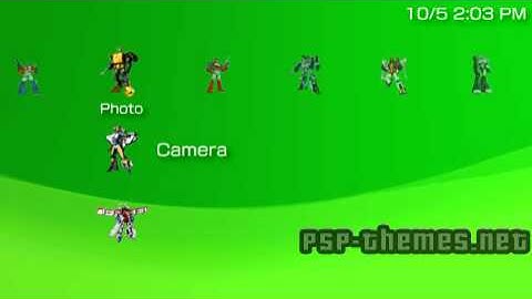 PSP Theme oldskool transformers PSP-Themes.NET