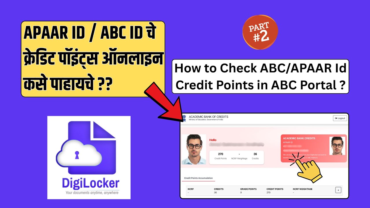 Apaar ID Credit Points Check in Login | ABC ID Importance!