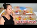 Cách làm rau câu trái cây giòn ngon đẹp mắt|Fruit jelly cake