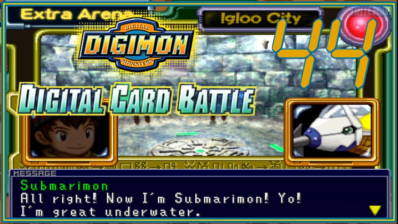 Digimon Digital Card Battle #44 - Igloo City Extra Arena [Submarimon Battle Master] - No Commentary