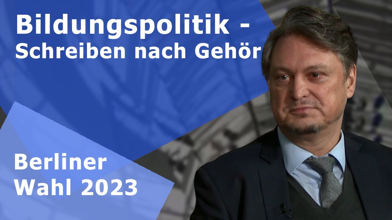 Bildungspolitik - Schreiben nach Gehör