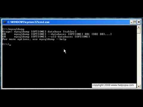 Import database mysql command line windows xampp