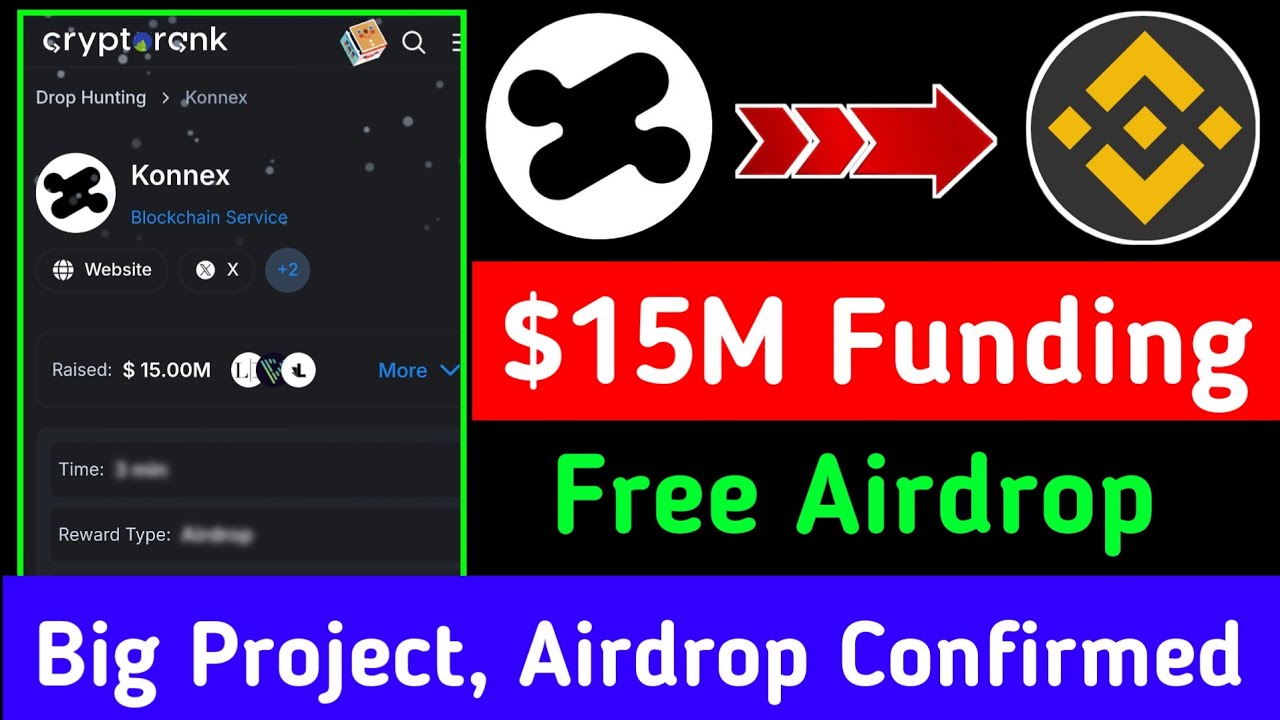 Konnex Airdrop | New Airdrop 2025 | Konnex Airdrop Free To Join | Big Project Airdrop Confirmed 💯