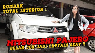 Full Interior Mitsubishi Pajero Jadi Captain Seat ⁉️ classic 1 interior