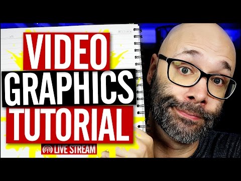 How To Make Video Graphics For YouTube | Live Tutorial