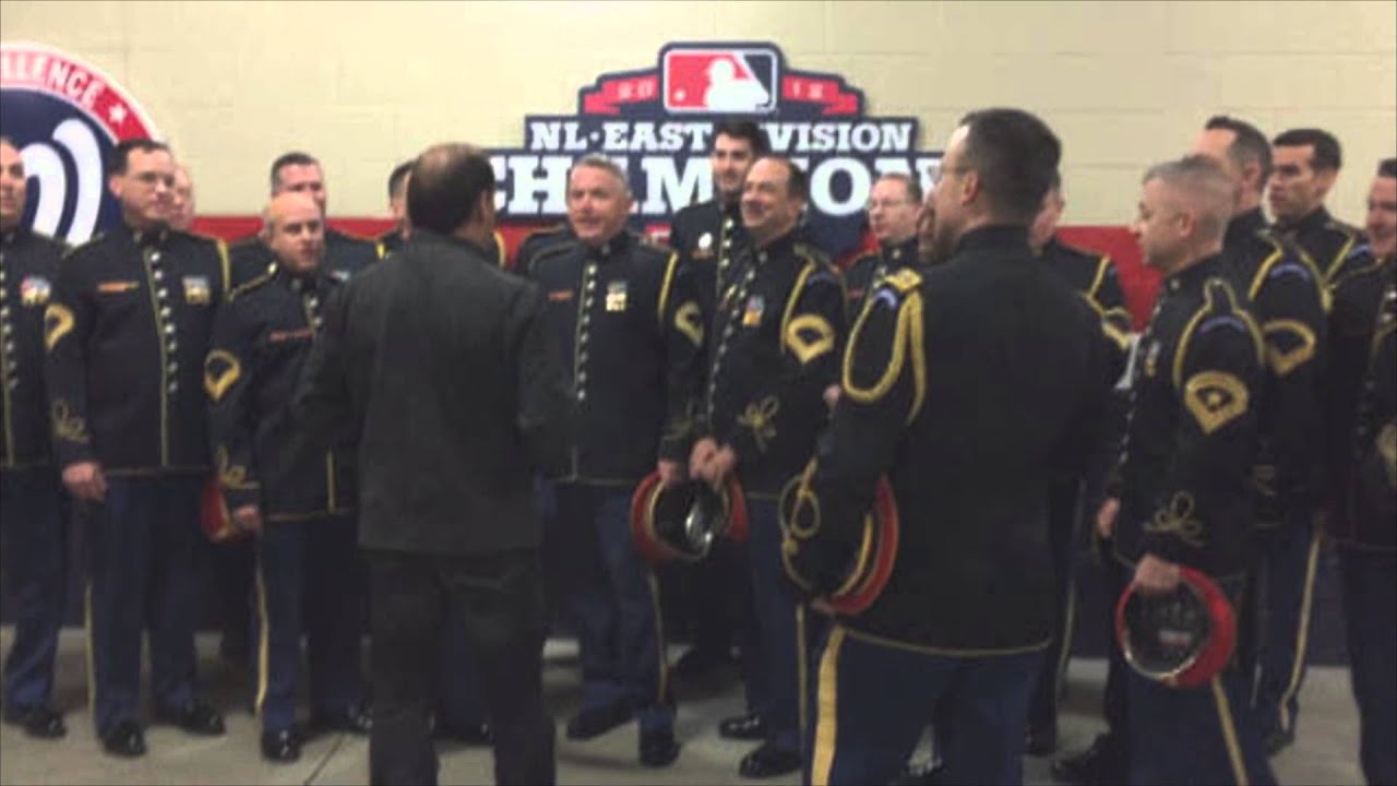 Lee Greenwood & The US Army Chorus- God Bless the USA (A Capella)- Nationals Stadium (untelevised!)