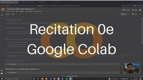 Recitation 0e | Google Colab