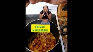 Marijuana baconed Hash Brown Potatoes- absolutely Delicious