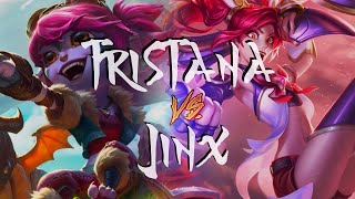 S11 EPIC BATTLE! TRISTANA VS JINX 24 HOUR CHALLENGE (GONE WRONG)