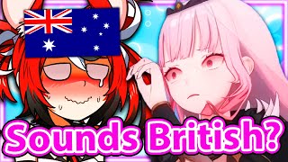 Bae's Aussie Accent Made Calli Confused 【Mori Callipe / Hololive EN】