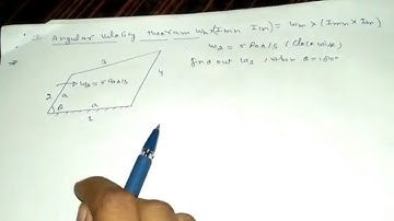 angular velocity ratio theorem | velocity analysis of a four bar mechanism | i centre method