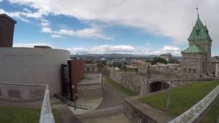 Summer day in Quebec City's Esplanade Park screenshot 5