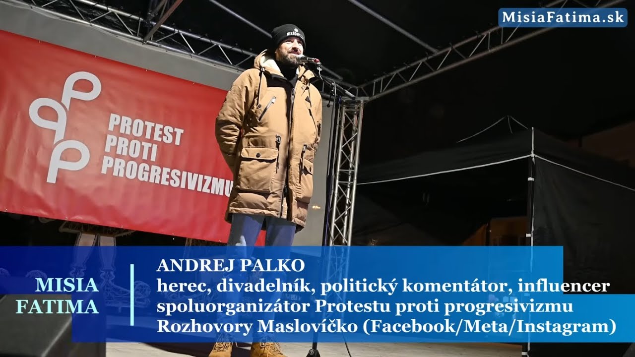 A. Palko po Proteste Proti Progresivizmu + POĎAKOVANIE bp. Schneiderovi