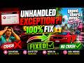 GTA Vice City Unhandled Exception Fix 😱 | 100% Working Method (No Crash)