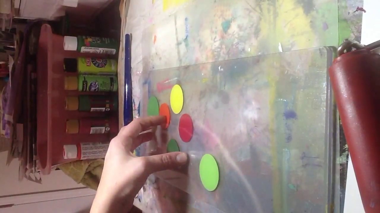 {NO TALKING SPEED THROUGH} Dendritic Monoprinting on die cutting machine acrylic plates