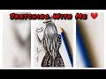 How to draw a beautiful Girl with a heart❤pose #shorts#easysketch #pencilsketch #girlsketch
