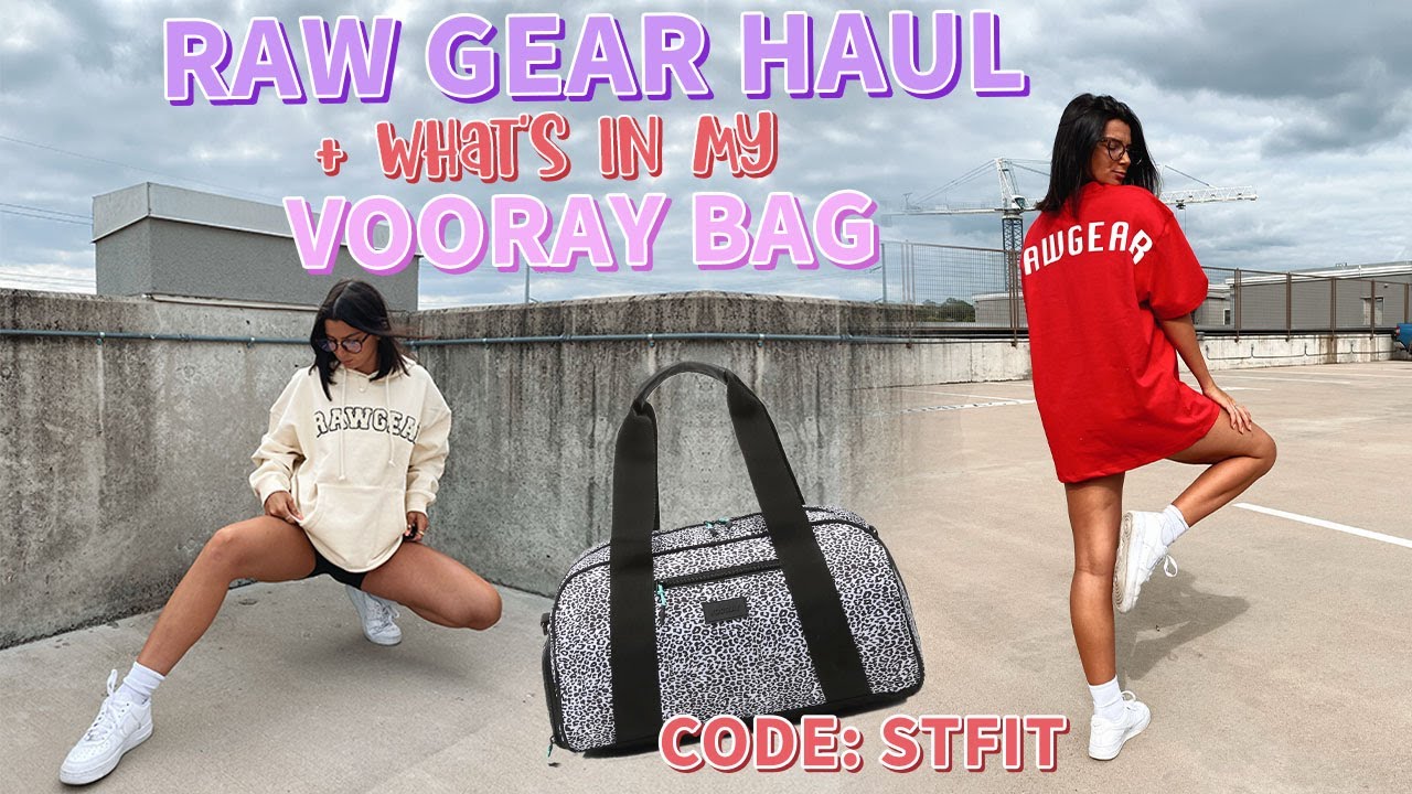 Raw Gear Athlete What's in my Vooray Bag Push Workout YouTube