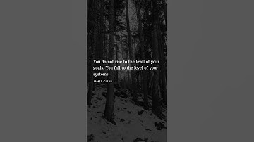 Systems  Goals – James Clear #jamesclear #shorts