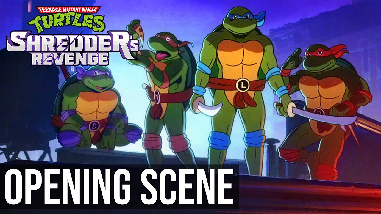 Cinematic Intro Opening Cutscene 4K Teenage Mutant Ninja Turtles
