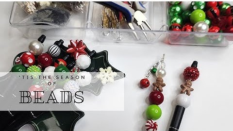 Beaded Pokey tools and Pens