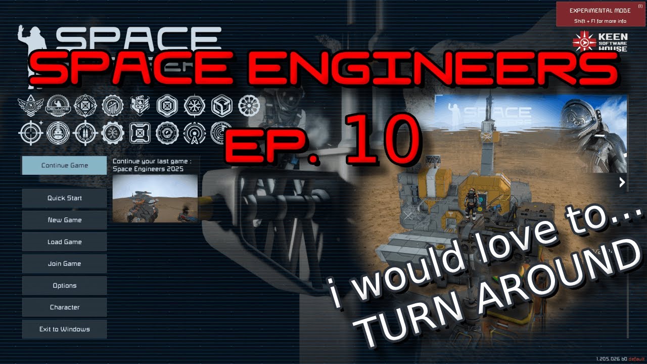 Space Engineers 2025 E10: A TURN of events... or lack there of... - YouTube