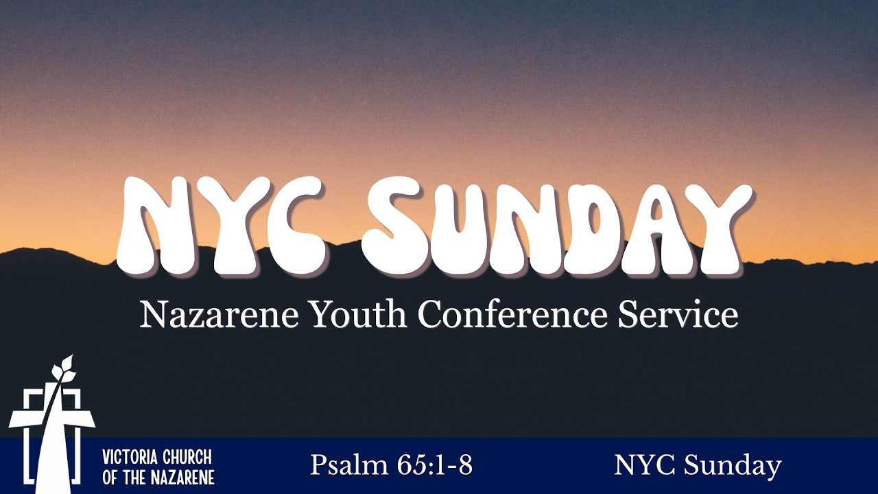 Welcome to our Sunday Service. Today, Pastor Logan Rutherford and our youth who attended the Nazarene Youth Conference this past summer, will lead us in a service based on the conference.  Thank you for being a part of our church family and joining us for worship this week. 

Thank you to our wonderful musicians, special guests, staff, and tech crew! 

Connect with Us!
Looking for more information, to be added to our weekly newsletter, to get connected with a small group or to contact our pastors/church office? You'll find it all on our website: https://www.vicnazarene.ca

Don't miss a Sunday service- subscribe to our YouTube channel to get notifications and easily find our services.