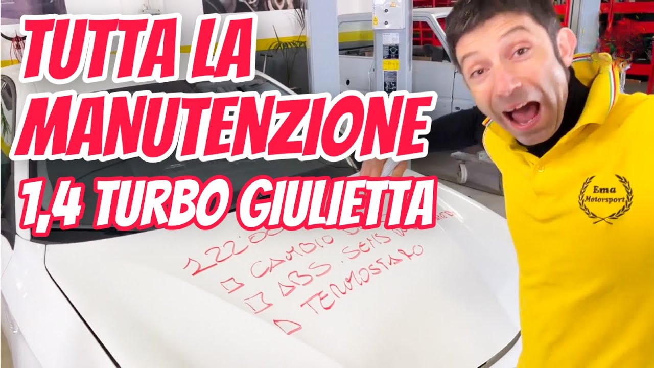 ALFA GIULIETTA1,4 TURBO QUANTO MIGLIORA CON LA MANUTENZIONE? Tagliando, olio filtro, additivi