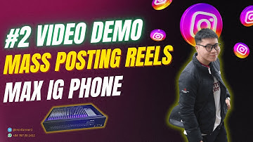 #2 VIDEO DEMO: Massive Posting Reels on Instagram by Max Instagram Phone - Automation Phone Farm