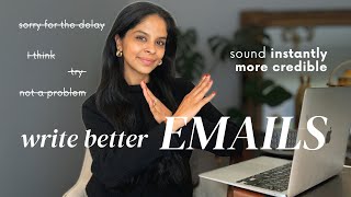 How to sound more confident & credible | 9 words & phrases to remove from your emails