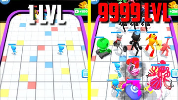 MAX LEVEL in Merge Blue Monster Battle Run Game - Part 2