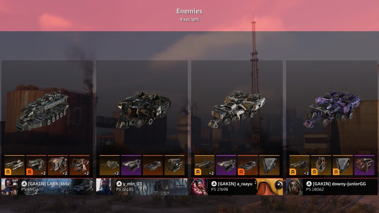 Crossout Clan War Leviathans. Defeat. Vs. [GAKIN]. Gameplay. - YouTube