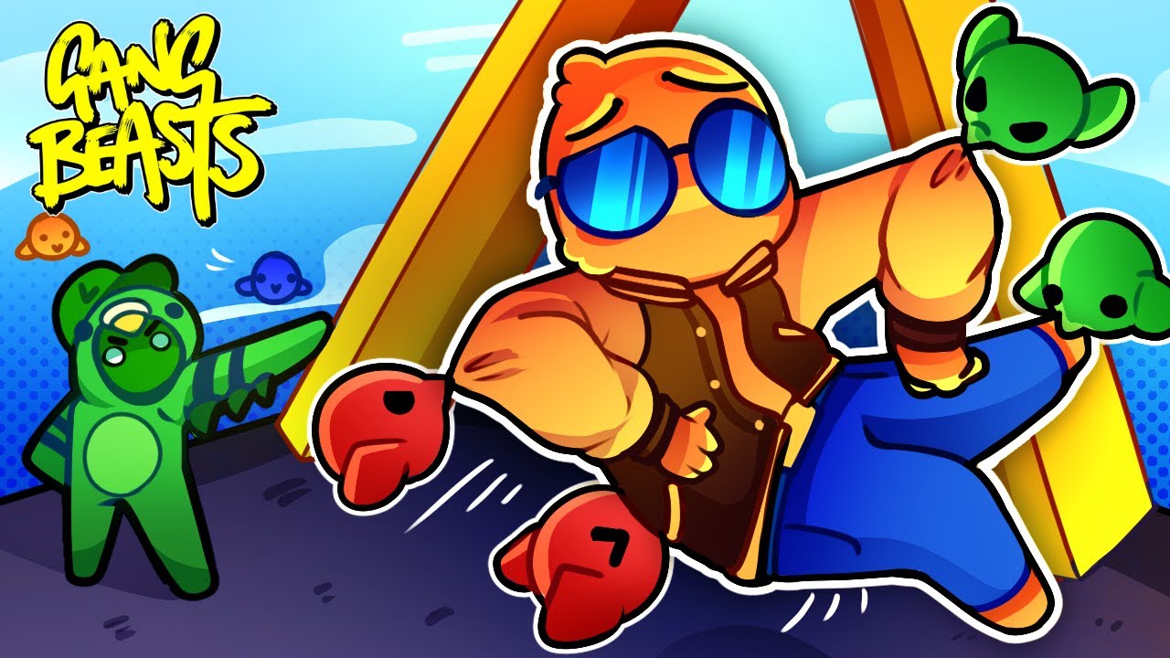 New Crane Map and Birds Attack! - Gang Beasts Funny Moments