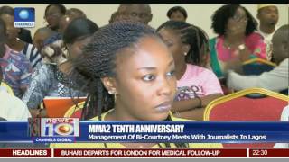 MMA2 10th Anniversary: Management Of Bi-Courtney Meets With Journalists In Lagos
