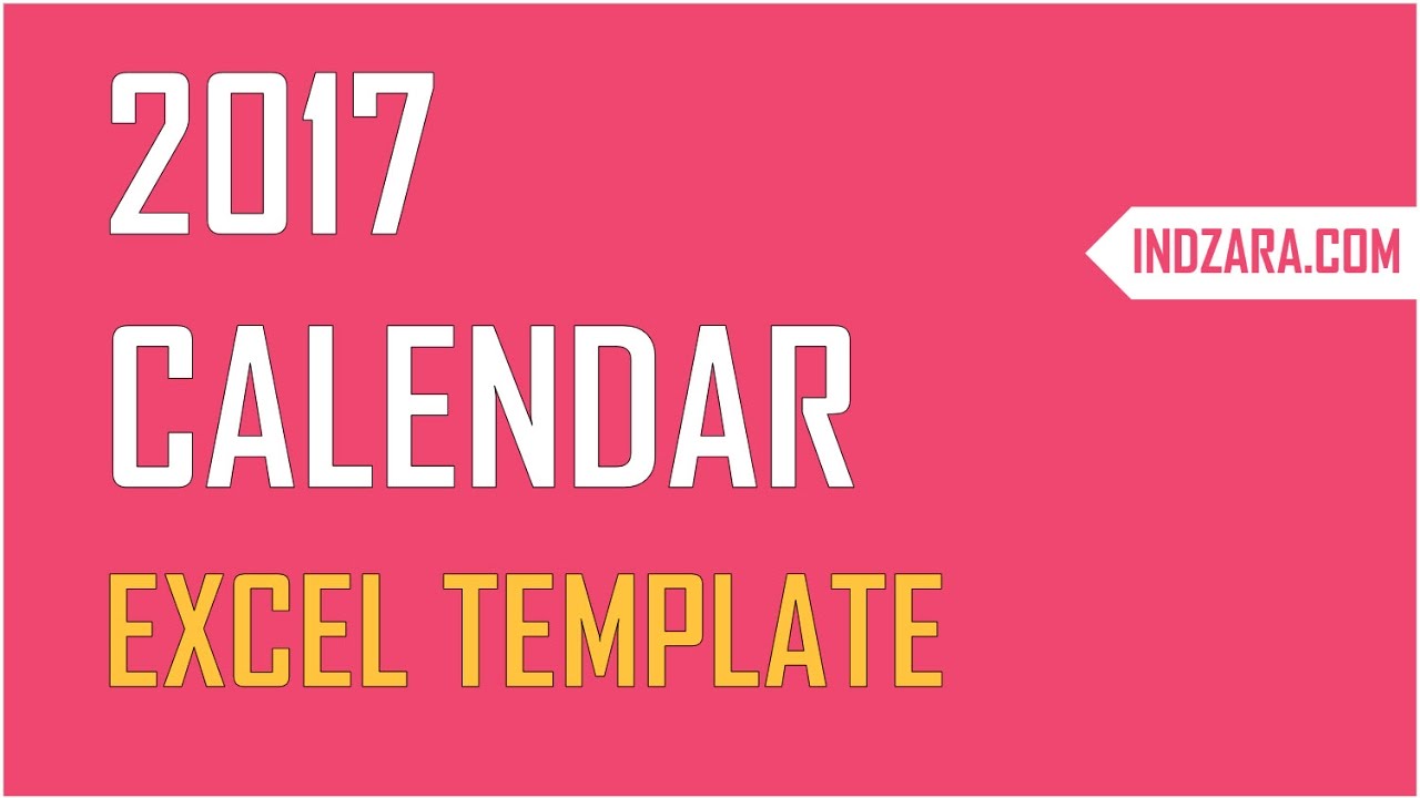 Excel Calendar Template Create Your Own 17 18 Or Any Year Calendar In Excel Youtube